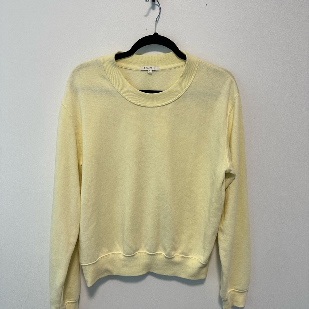 Yellow Crewneck Sweatshirt